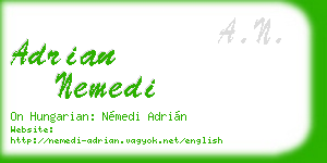 adrian nemedi business card