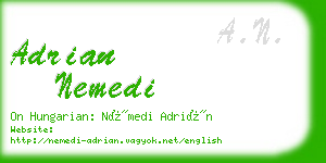 adrian nemedi business card